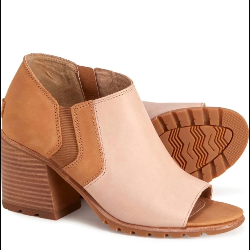 SOREL NADIA ANKLE Bootie Beige Size: 8 - Picture 4 of 7